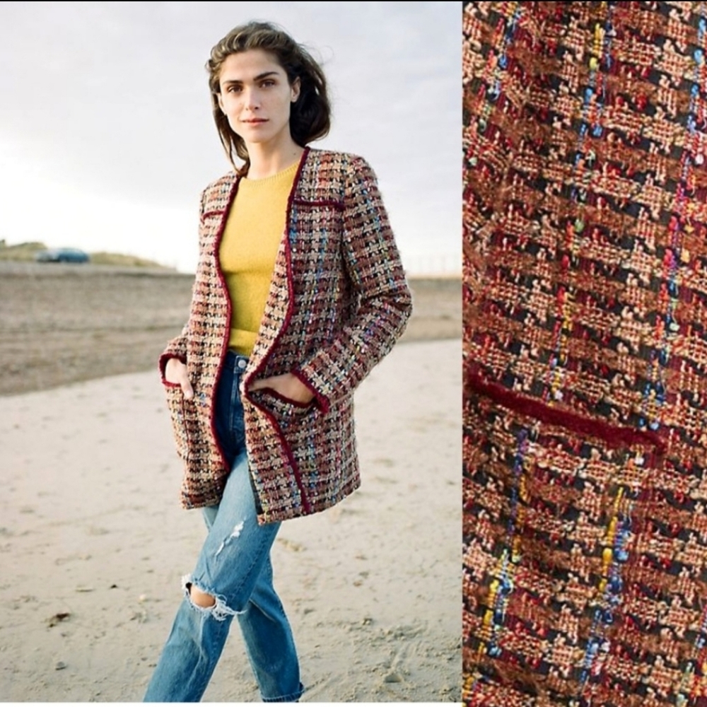 ANTHROPOLOGIE (err:twa) Harlequin Tweed Blazer